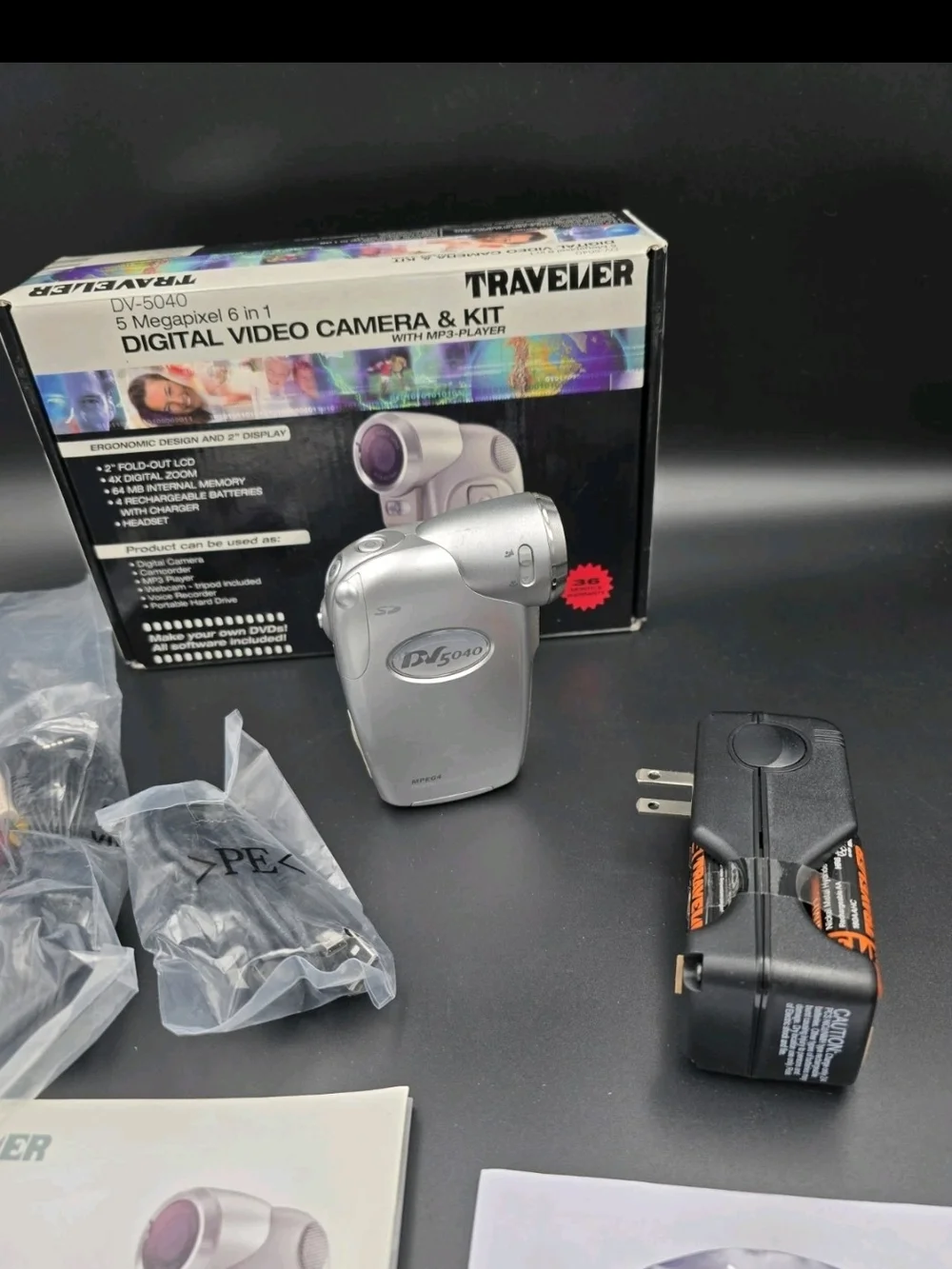 Travel Digital Video Camera & Kit - White